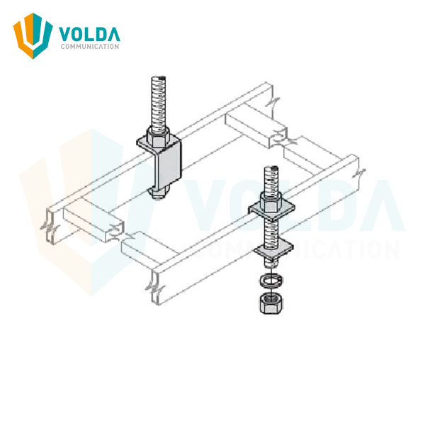 Kit de support de plafond pour chemin de câbles