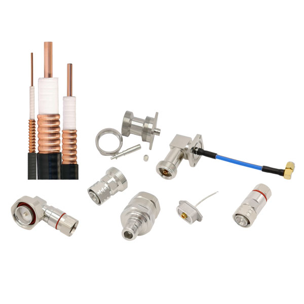 thumbnail image 2 of 4.3-10 Mini DIN Male Connector For 1/2" Corrugated Coaxial Cable – Fits ANDREW LDF4-50A 2 of 4