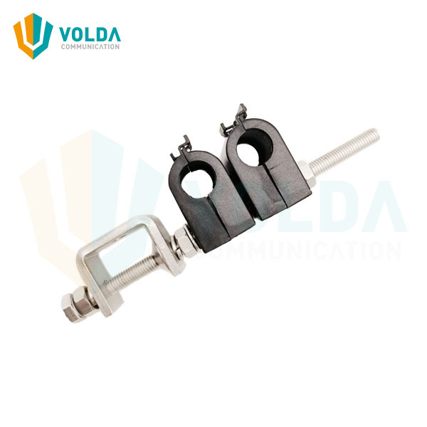 Haga clic en la abrazadera de cable coaxial de 1/2 pulgada