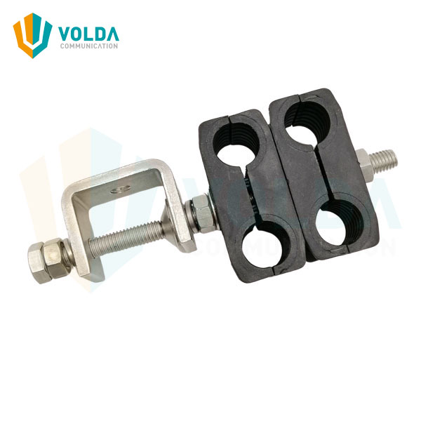 SS304 Telecom Tower Cable Clamp for 1/2″ Jumper