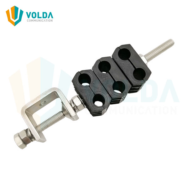 Outdoor Stainless Steel Cable Clamp for 3/8 inch Feeder