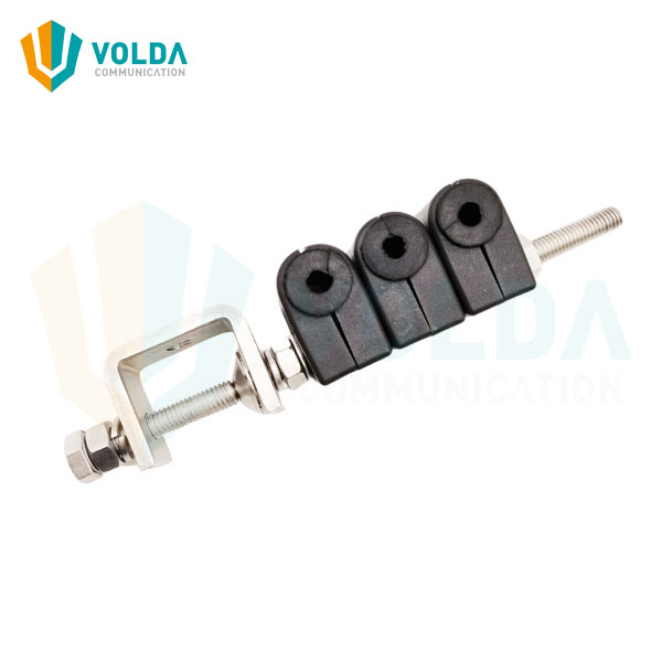 Зажим и вешалка для 7-мм оптоволоконного кабеля для использования вне помещений