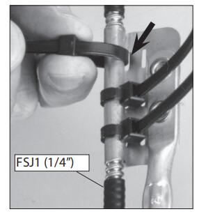 Kit de mise à la terre standard pour câble coaxial ondulé et tressé de 1/4 "et 3/8"