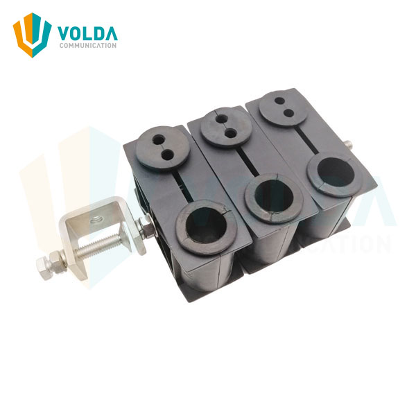 Optical Fiber Cable Clamp for Telecom Tower Transmission Line Mounting