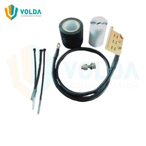 Kit de conexión a tierra estándar para cable coaxial corrugado de 1/4 "y 3/8"